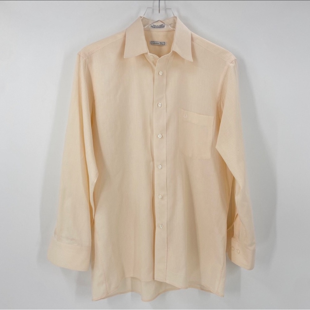 Vintage Authentic Christian Dior Crème Button Up Blouse